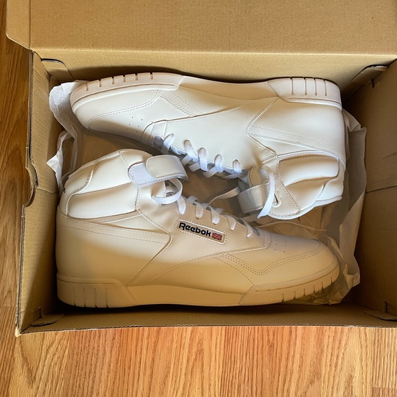 Reebok LAST PAIR hightops new sz 14 white in box. Fun old school w ankle… - Picture 8 of 8